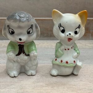 Vintage Figurine Japan Ceramic Kitsch Japan 3" anthropomorphic‎ mid century